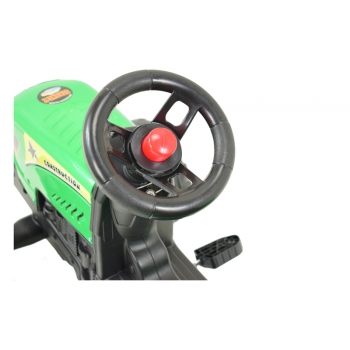 TRAKTOR  NA PEDAŁY Z PRZYCZEPĄ I ŁYŻKĄ /TR3005