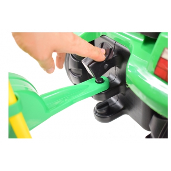 TRAKTOR  NA PEDAŁY Z PRZYCZEPĄ I ŁYŻKĄ /TR3005