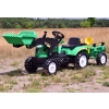 TRAKTOR NA PEDAŁY Z PRZYCZEPĄ I ŁYŻKĄ/TR3005