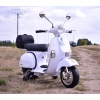 ORYGINALNA VESPA PX150, MIĘKKIE KOŁA, MIĘKKIE SIEDZENIE, KUFEREK/PX150