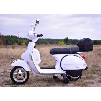 ORYGINALNA VESPA PX150, MIĘKKIE KOŁA, MIĘKKIE SIEDZENIE, KUFEREK/PX150