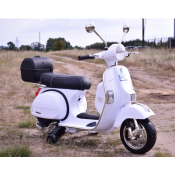 ORYGINALNA VESPA PX150, MIĘKKIE KOŁA, MIĘKKIE SIEDZENIE, KUFEREK/PX150