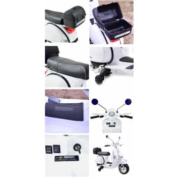 ORYGINALNA VESPA PX150, MIĘKKIE KOŁA, MIĘKKIE SIEDZENIE, KUFEREK/PX150