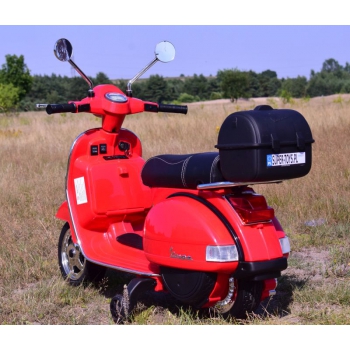 ORYGINALNA VESPA PX150, MIĘKKIE KOŁA, MIĘKKIE SIEDZENIE, KUFEREK/PX150