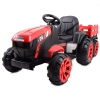 WIELKI TRAKTOR NA AKUMULATOR Z PRZYCZEPĄ 