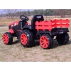 WIELKI TRAKTOR NA AKUMULATOR Z PRZYCZEPĄ 