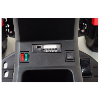 WIELKI TRAKTOR NA AKUMULATOR Z PRZYCZEPĄ 