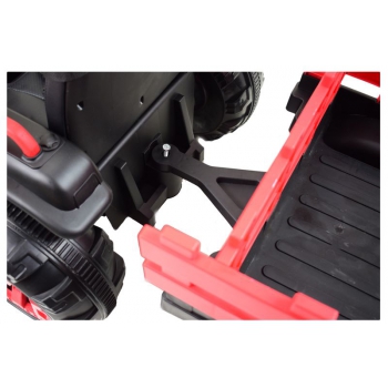 WIELKI TRAKTOR NA AKUMULATOR Z PRZYCZEPĄ 