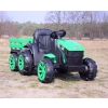 WIELKI TRAKTOR NA AKUMULATOR Z PRZYCZEPĄ 