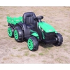 WIELKI TRAKTOR NA AKUMULATOR Z PRZYCZEPĄ 