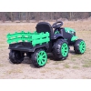 WIELKI TRAKTOR NA AKUMULATOR Z PRZYCZEPĄ 