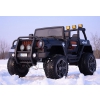 MEGA JEEP 4X4 Z REDUKTOREM NAPĘDU EXCLUSIVE 24 V, 480 WAT, WOLNY START,MIĘKKIE KOŁA /WXE1688-24V
