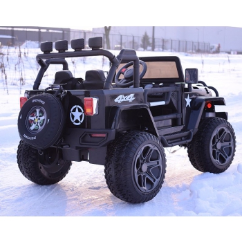 MEGA JEEP 4X4 Z REDUKTOREM NAPĘDU EXCLUSIVE 24 V, 480 WAT, WOLNY START,MIĘKKIE KOŁA /WXE1688-24V