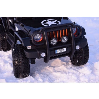 MEGA JEEP 4X4 Z REDUKTOREM NAPĘDU EXCLUSIVE 24 V, 480 WAT, WOLNY START,MIĘKKIE KOŁA /WXE1688-24V
