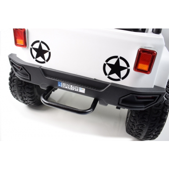 MEGA JEEP 4X4 Z REDUKTOREM NAPĘDU EXCLUSIVE 24 V, 480 WAT, WOLNY START,MIĘKKIE KOŁA /WXE1688-24V