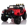 MEGA JEEP 4X4 Z REDUKTOREM NAPĘDU  EXCLUSIVE, WOLNY START,MIĘKKIE KOŁA, 2x12V 10 Ah/WXE1688