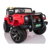 MEGA JEEP 4X4 Z REDUKTOREM NAPĘDU  EXCLUSIVE, WOLNY START,MIĘKKIE KOŁA, 2x12V 10 Ah/WXE1688