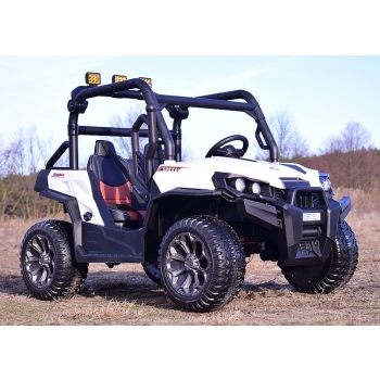 MEGA BUGGY UTV DLA 2 DZIECI, 4 SILNIKI, MIĘKKIE SIEDZENIE, MIĘKKIE KOŁA/7988-HIGH
