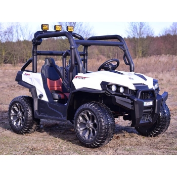 MEGA BUGGY UTV DLA 2 DZIECI, 4 SILNIKI, MIĘKKIE SIEDZENIE, MIĘKKIE KOŁA/7988-HIGH