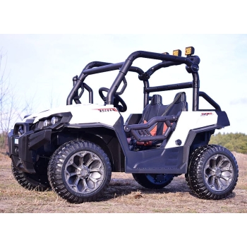 MEGA BUGGY UTV DLA 2 DZIECI, 4 SILNIKI, MIĘKKIE SIEDZENIE, MIĘKKIE KOŁA/7988-HIGH