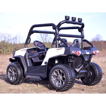 MEGA BUGGY UTV DLA 2 DZIECI, 4 SILNIKI, MIĘKKIE SIEDZENIE, MIĘKKIE KOŁA/7988-HIGH