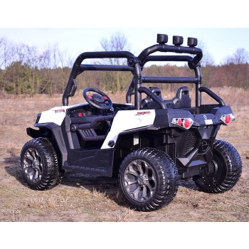 MEGA BUGGY UTV DLA 2 DZIECI, 4 SILNIKI, MIĘKKIE SIEDZENIE, MIĘKKIE KOŁA/7988-HIGH