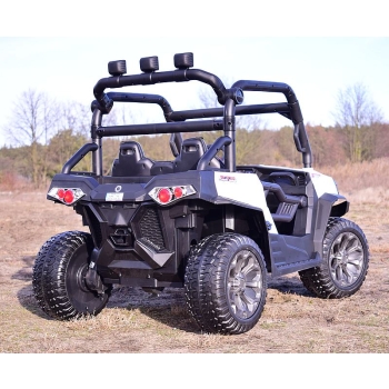 MEGA BUGGY UTV DLA 2 DZIECI, 4 SILNIKI, MIĘKKIE SIEDZENIE, MIĘKKIE KOŁA/7988-HIGH
