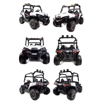 MEGA BUGGY UTV DLA 2 DZIECI, 4 SILNIKI, MIĘKKIE SIEDZENIE, MIĘKKIE KOŁA/7988-HIGH