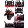 MEGA BUGGY UTV DLA 2 DZIECI, 4 SILNIKI, MIĘKKIE SIEDZENIE, MIĘKKIE KOŁA/7988-HIGH