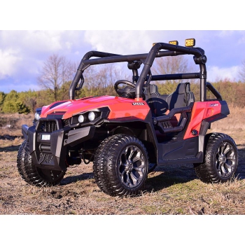 MEGA BUGGY UTV DLA 2 DZIECI, 4 SILNIKI, MIĘKKIE SIEDZENIE, MIĘKKIE KOŁA/7988-HIGH
