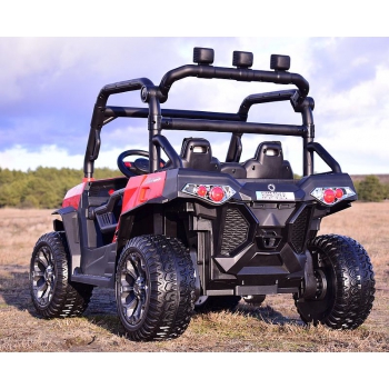 MEGA BUGGY UTV DLA 2 DZIECI, 4 SILNIKI, MIĘKKIE SIEDZENIE, MIĘKKIE KOŁA/7988-HIGH