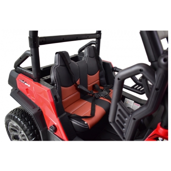 MEGA BUGGY UTV DLA 2 DZIECI, 4 SILNIKI, MIĘKKIE SIEDZENIE, MIĘKKIE KOŁA/7988-HIGH