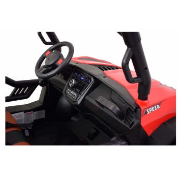 MEGA BUGGY UTV DLA 2 DZIECI, 4 SILNIKI, MIĘKKIE SIEDZENIE, MIĘKKIE KOŁA/7988-HIGH