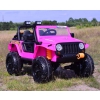 MEGA JEEP 4 SPEED  DLA DZIECKA I DLA RODZICA  4x4, DO 100 kg - STEROWANIE TELEFONEM, WALIZKA - HIT/XB1118