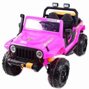 MEGA JEEP 4 SPEED  DLA DZIECKA I DLA RODZICA  4x4, DO 100 kg - STEROWANIE TELEFONEM, WALIZKA - HIT/XB1118