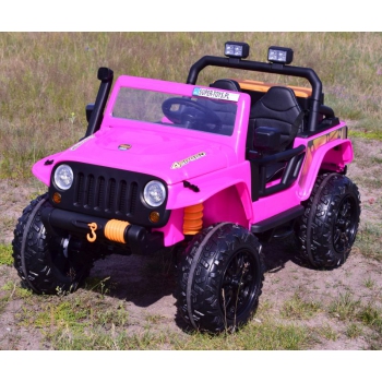 MEGA JEEP 4 SPEED  DLA DZIECKA I DLA RODZICA  4x4, DO 100 kg - STEROWANIE TELEFONEM, WALIZKA - HIT/XB1118