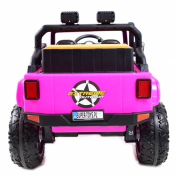 MEGA JEEP 4 SPEED  DLA DZIECKA I DLA RODZICA  4x4, DO 100 kg - STEROWANIE TELEFONEM, WALIZKA - HIT/XB1118