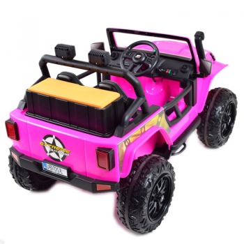 MEGA JEEP 4 SPEED  DLA DZIECKA I DLA RODZICA  4x4, DO 100 kg - STEROWANIE TELEFONEM, WALIZKA - HIT/XB1118