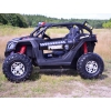 MEGA BUGGY UTV POLICJA TURBO R FOX DLA 2 DZIECI 4X200 W, 24V, SUPER MOC, WSPOMAGANIE/XB2118