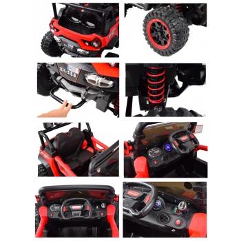 MEGA AUTO CFORCE 4X4 , METALOWE AMORTYZATORY, FUNKCJA BUJANIA, KLIMATYZACJA MIĘKKIE KOŁA EVA, MIĘKKIE SIEDZENIE FULL OPCJA /XJL588