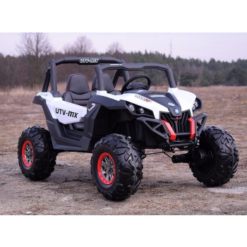 MEGA AUTO BUGGI 4X4 , PANEL  MP4, MIĘKKIE KOŁA EVA, MIĘKKIE SIEDZENIE FULL OPCJA 2X 12V/XMX603