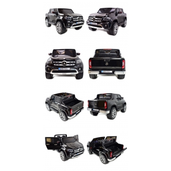 MERCEDES X LICENCJA, -  4X4 , 2x12V  PANEL MP4, MIĘKKIE KOŁA EVA, MIĘKKIE SIEDZENIE, LAKIER POLEROWANY, FULL OPCJA/XMX606