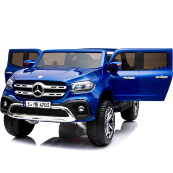 MERCEDES X LICENCJA, -  4X4 , 2x12V  PANEL MP4, MIĘKKIE KOŁA EVA, MIĘKKIE SIEDZENIE, LAKIER POLEROWANY, FUNKCJA BUJANIA FULL OPCJA/XMX606
