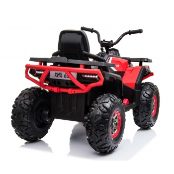 MEGA WIELKI QUAD, AMORTYZATORY, MIĘKKIE KOŁA, PILOT, WOLNY START, 4x4 /XMX607
