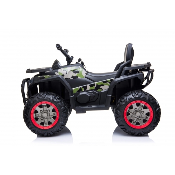 MEGA WIELKI QUAD, AMORTYZATORY, MIĘKKIE KOŁA, PILOT, WOLNY START, /XMX607