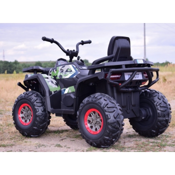MEGA WIELKI QUAD, AMORTYZATORY, MIĘKKIE KOŁA, PILOT, WOLNY START, /XMX607