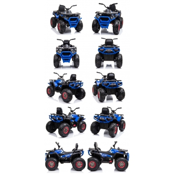 MEGA WIELKI QUAD, AMORTYZATORY, MIĘKKIE KOŁA, PILOT, WOLNY START, /XMX607