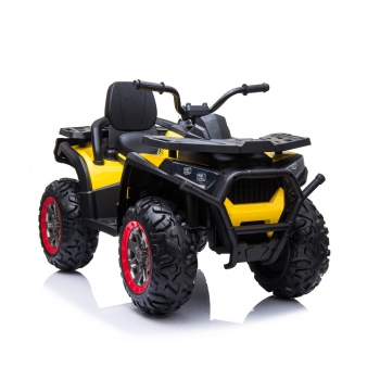 MEGA WIELKI QUAD, AMORTYZATORY, MIĘKKIE KOŁA, PILOT, WOLNY START, 4x4 /XMX607