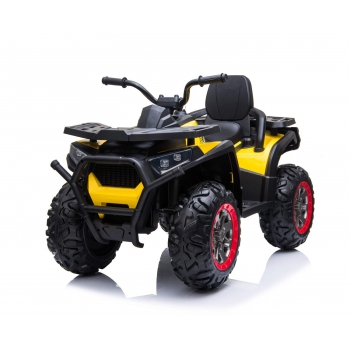 MEGA WIELKI QUAD, AMORTYZATORY, MIĘKKIE KOŁA, PILOT, WOLNY START, 4x4 /XMX607