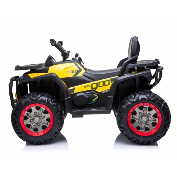 MEGA WIELKI QUAD, AMORTYZATORY, MIĘKKIE KOŁA, PILOT, WOLNY START, 4x4 /XMX607
